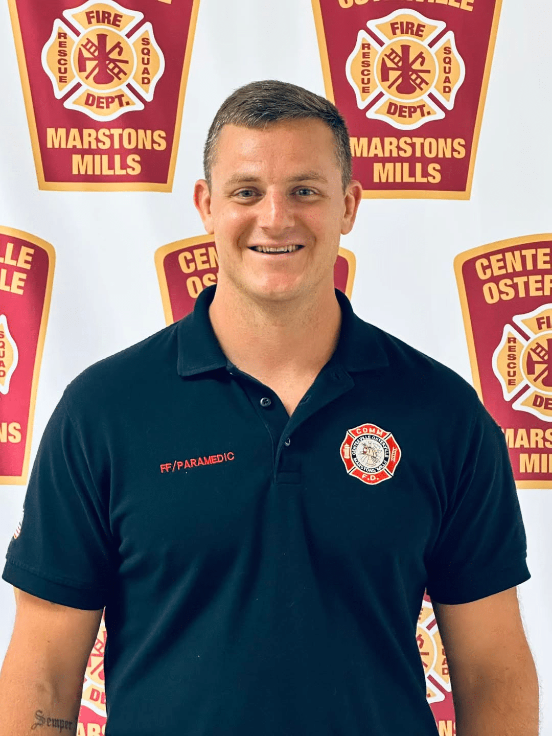 Firefighter/Paramedic Nicholas Robbins headshot.